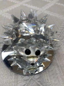Swarovski Kristall Figur Igel Stachelschwein Schnurrhaare groß nicht mehr produziert EUC - Bild 1 von 11