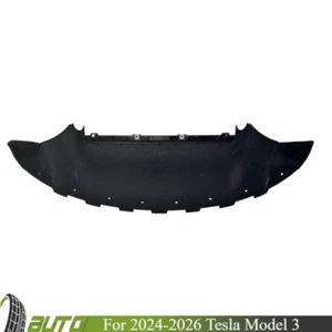 Front Bumper Lower Splash Shield Valance Cover For 2024-2026 Tesla Model 3 - Picture 1 of 5