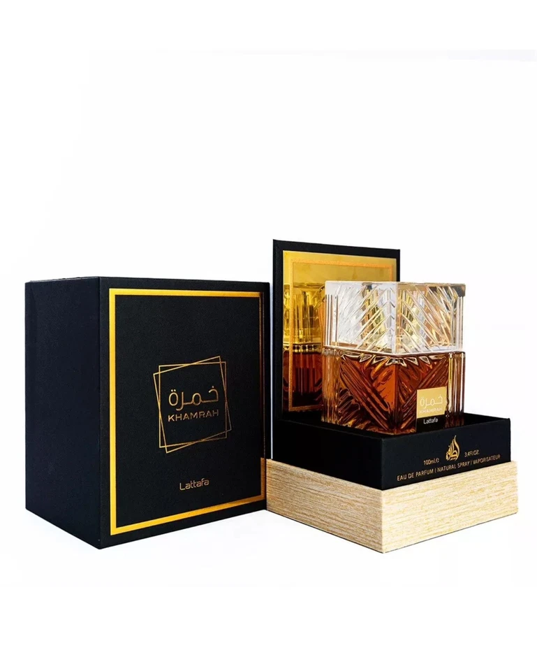 Lattafa Khamrah Perfumes 100ml Eau De Parfum Perfume Spray Amber Vanilla Woody B
