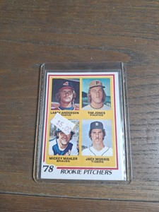 1978 Topps - Rookie Pitchers #703 Larry Andersen, Tim Jones, Jack Morris (RC)