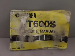 Yamaha Factory Owners Manual 1985 TT600S LIT-11626-04-55 - Picture 1 of 8