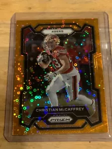 Christian McCaffrey 2023 Panini Prizm Orange Disco #267 San Francisco 49ers - Imagen 1 de 6
