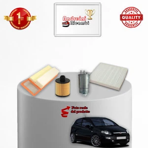 KIT TAGLIANDO FILTRI FIAT PUNTO EVO 1.3 D Multijet 70KW 90CV DAL 2014 -> - Foto 1 di 2
