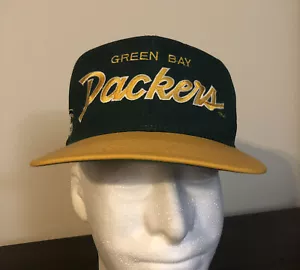 NUEVO SIN ETIQUETAS De colección Green Bay Packers Especialidades Deportivas NFL Fútbol Fútbol Snap Back Sombrero Gorra - Imagen 1 de 5