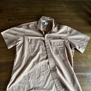 Vintage Kennington Kahki Safari Shirt Mens size XL Short Sleeve Pockets - Picture 1 of 5