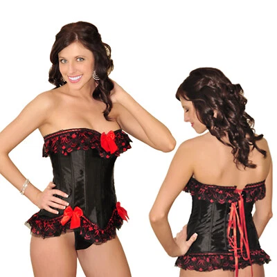 Evening Fantasy Strapless Lingerie Boned Corset Set PLUS SIZE AVAILABLE - Image 1 of 4