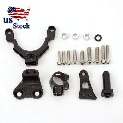 Kits de montaje de soporte estabilizador amortiguador de dirección CNC para Kawasaki Z900 2017-2018 EE. UU. Foto 1 de 4