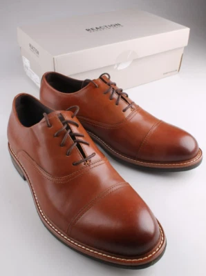 Zapatos de vestir Kenneth Cole Reaction Klay punta flexible Oxford con cordones nuevos en caja Foto 1 de 4