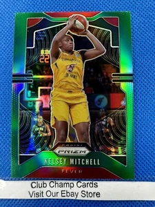 2020 #87 Kelsey Mitchell Panini Prizm WNBA Basketball Green Prizm Fever - Picture 1 of 2