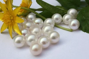 10,00 mm AAAA perlas de cultivo redondas perlas de agua dulce joyería collar lujo 1 pieza - Imagen 1 de 1