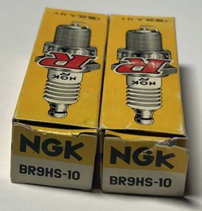 NGK BR9HS-10 "NICKEL" Standard Plug Spark Plugs 4551 (Set of 2) - Picture 1 of 2