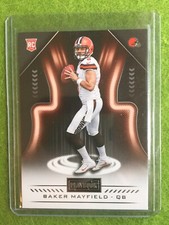 BAKER MAYFIELD ROOKIE CARD JERSEY #6 RC BROWNS 2018 Panini Playbook Rookies #128
