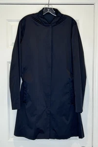 Jil Sander Navy Blue Jacket Size 38 Oversized Top Coat Italy 4 - Picture 1 of 18