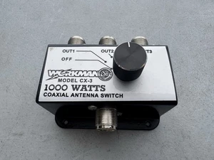 WORKMAN MODEL CX-3 / 3 Position Antenna Coax Switch Amateur Radio 1000 WATTS - Picture 1 of 2