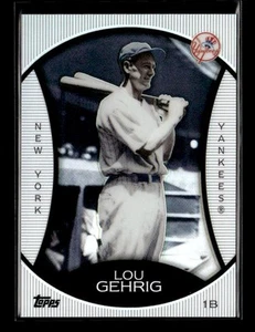 2010 Topps #PC6 Lou Gehrig Legends Platinum Chrome New York Yankees - Picture 1 of 2