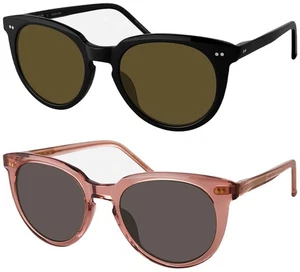 Modo Polarized Women's Vintage Style Round Sunglasses w/ HCD Lens MS802S - Italy - Picture 1 of 6