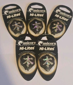 Vintage Unicorn Hi-lites Dart Flights X 15 - Picture 1 of 2