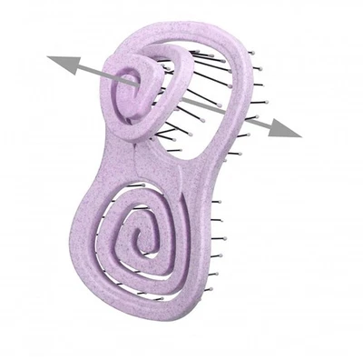 60x Haarbürste rosa Bürste Anti Frizz Soft ohne Ziepen Stroh Restposten Posten - Bild 1 von 3