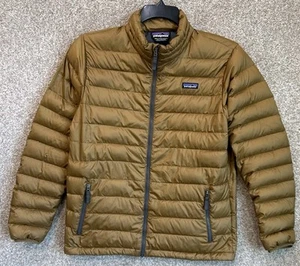 Patagonia Youth Size 2XL 16-18 Down Insulated Sweater Puffer Jacket Brown 68245 - Picture 1 of 14