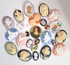 Bulk Grab Bag Cameo lot resin cabochon seconds sample 1/4lb aprox 25 to 40 piece