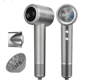 High Speed Salon Hair Dryer Negative Ion Quiet with Nozzle Diffuser Thick Hair - Picture 1 of 6