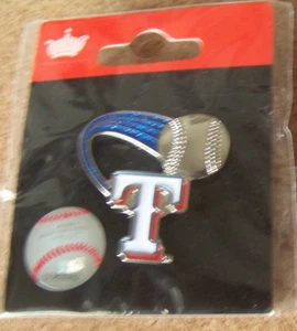 2013 Texas Rangers soaring ball glitter trail lapel pin MLB - Picture 1 of 8