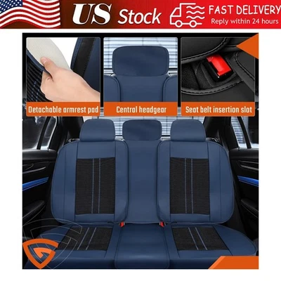 5-Seats Car Seat For Toyota Camry Front Rear 5-Seats Leather NEW Leather Cushion - Изображение 1 из 4