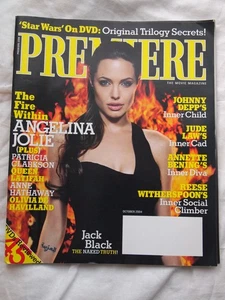 Premiere Magazine October 2004 Angelina Jolie, Johnny Depp, Queen Latifah - Picture 1 of 3