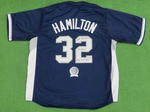JOSH HAMILTON TEXAS RANGERS ALL STAR SIGNED JERSEY w/28 Homers Hambino BAS - Picture 1 of 5