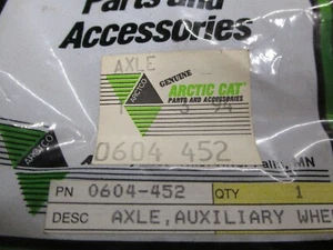 Arctic Cat OEM New wheel axle 0604-452 #0854 - Picture 1 of 4