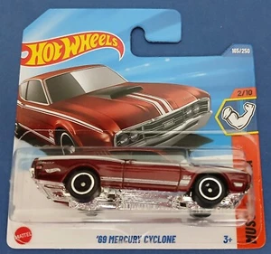 HOT WHEELS 2025 '69 MERCURY CYCLONE, RED, SHORT CARD. - Picture 1 of 1