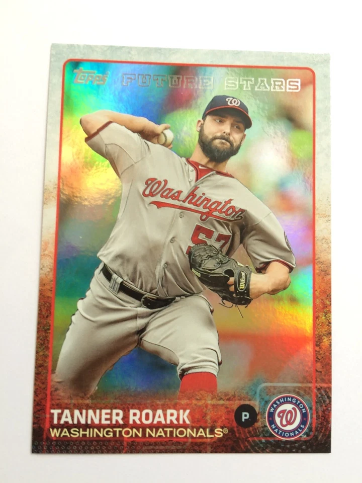 2015 Topps Rainbow Foil Parallel Tanner Roark Nationals 30 Low S&H - Image 1 of 1