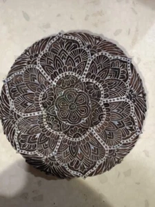 Holz Druckblock Stempel Keramik Stempel Textil Stoff Stempel Bordüre Designs 01 - Bild 1 von 3