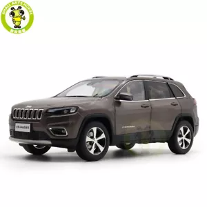 1/18 Jeep Cherokee 2019 Brown Diecast Model Toy Car Gifts For Friends - Picture 1 of 13