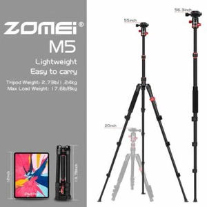 M5 Aluminium Tripod Monopod for Canon Nikon DSLR Camera Smartphone Zomei - Picture 1 of 3