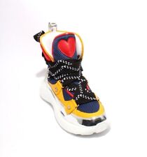 Love Moschino 15286a MultiColor Leather Fashion Platform Sneakers 38 / US 8