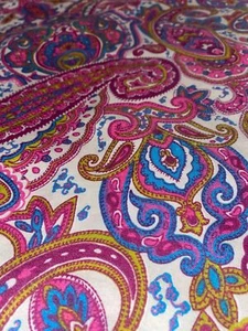 Vintage Paisley lila extra langer Kissenbezug 38 x 20 Zoll - Bild 1 von 5