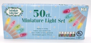 NOS Cottontale Collection 50ct Miniature Spring/Easter Light Strand 19ft long - Picture 1 of 1