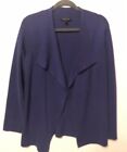Eileen Fisher knit Cardigan Jacket Women’s Small Open Front  Silk with Cotton