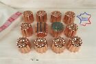 12 Copper canele molds Small 1.5 inches 12 Copper Cannele made in France