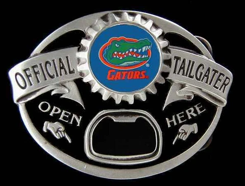 FLORIDA GATORS TAILGATER BOTTLE OPENER BUCKLE NEW Cover