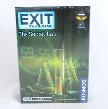 Exit the Secret Lab Game At Home Escape Room Ages 12+ Kosmos NEW
