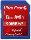 8GB Memory card for Panasonic Lumix DMC-FS30 Camera | Class 10 SD SDHC New