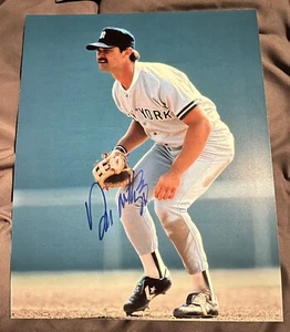 DON MATTINGLY Signed 8x10 Photo New York Yankees - Picture 1 of 1