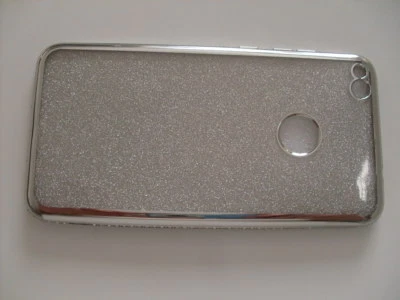 HUAWEI P8 LITE 2017 COVER GLITTER ARGENTO E BRILLANTINI NUOVA OTTIMA QUALITA' ! - Immagine 1 di 2