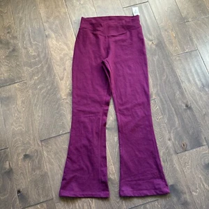 Gap Kids Soft Spun Flare Leggings Medium 8 Purple - Picture 1 of 4