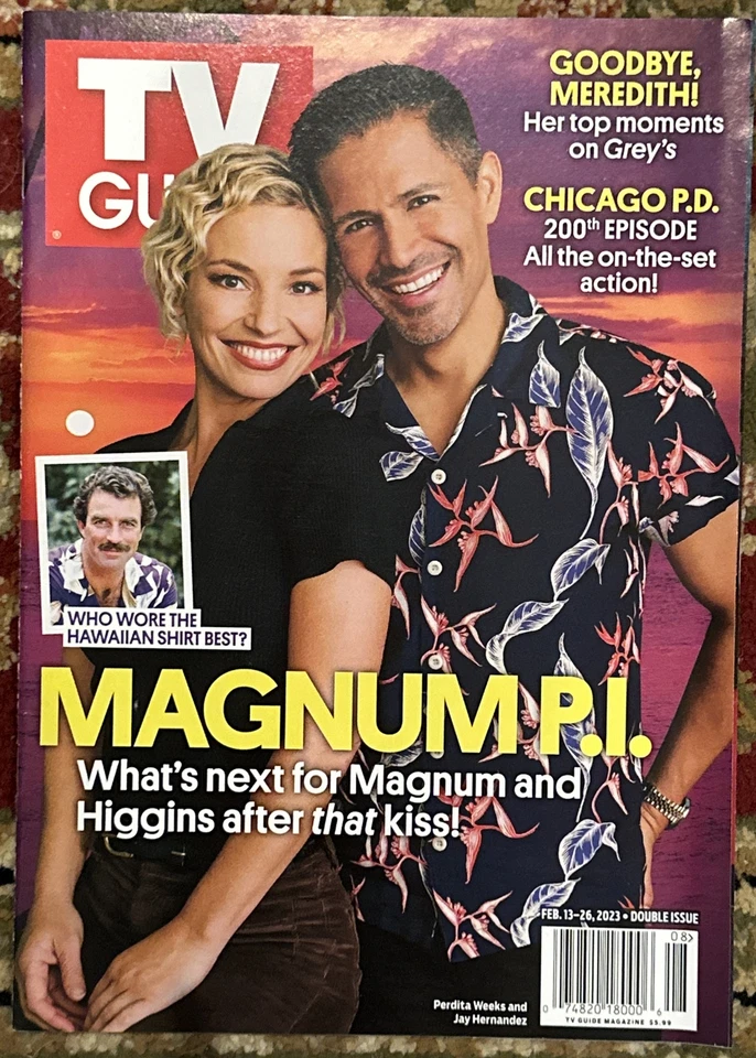 TV GUIDE Magazine February 13 -26 2023 Perdita Weeks Jay Hernandez Magnum P.I - Image 1 of 1
