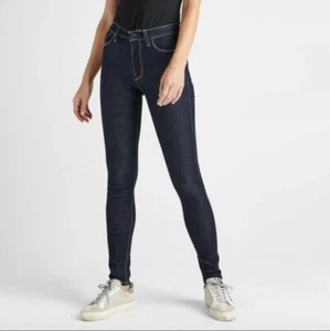 NEW HUDSON High Waist BARBARA Super Skinny Jeans 10" Rise Dark Blue SIZE 24 - Picture 1 of 8