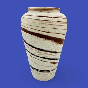 Italian Mid-Century Modern Pottery Vase 9.8" Tall - Picture 1 of 9