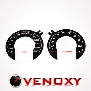 Ducati Monster 620 KM/H Replacement Instrument Cluster White Gauge Faces - Picture 1 of 1